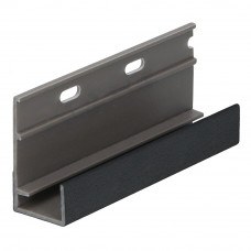 KERALIT OMRANDINGSPROFIEL MET ONTWATERING ZWART CLASSIC RAL 9005 400 CM (28091240)