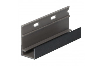 KERALIT OMRANDINGSPROFIEL MET ONTWATERING ZWART CLASSIC RAL 9005 400 CM (28091240)