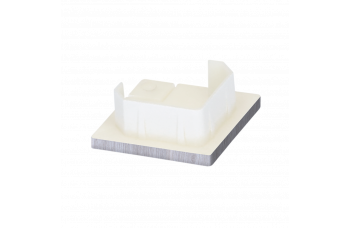 KERALIT EINDKAP VOOR UITWENDIG HOEKPROFIEL 32 X 32 MM WIT EIKEN