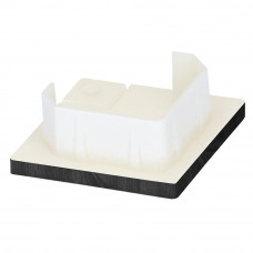 KERALIT EINDKAP VOOR UITWENDIG HOEKPROFIEL 32 X 32 MM ZWART EIKEN MODERN (28294401)