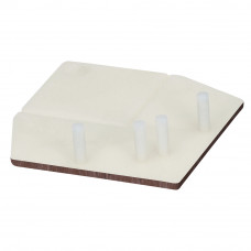 KERALIT EINDKAP VOOR UITWENDIG RECHT HOEKPROFIEL 46 X 46 MM BRUIN EIKEN MODERN (28224201)