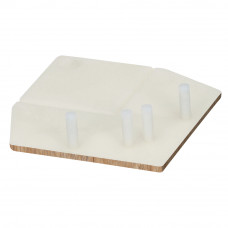 KERALIT EINDKAP VOOR UITWENDIG RECHT HOEKPROFIEL 46 X 46 MM NATUUR EIKEN MODERN (28224701)