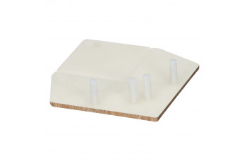 KERALIT EINDKAP VOOR UITWENDIG RECHT HOEKPROFIEL 46 X 46 MM NATUUR EIKEN MODERN (28224701)