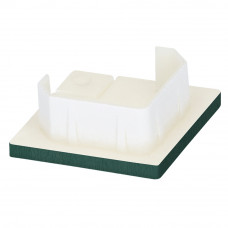 KERALIT EINDKAP VOOR UITWENDIG HOEKPROFIEL 32 X 32 MM MOSGROEN CLASSIC RAL 6005 (28290601)