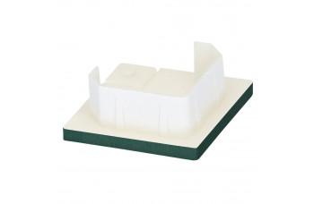 KERALIT EINDKAP VOOR UITWENDIG HOEKPROFIEL 32 X 32 MM MOSGROEN CLASSIC RAL 6005 (28290601)