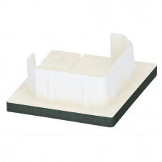 KERALIT EINDKAP VOOR UITWENDIG HOEKPROFIEL 32 X 32 MM DONKERGROEN CLASSIC RAL 6009 (28295401)