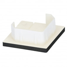 KERALIT EINDKAP VOOR UITWENDIG HOEKPROFIEL 32 X 32 MM ZWART CLASSIC RAL 9005 (28291201)