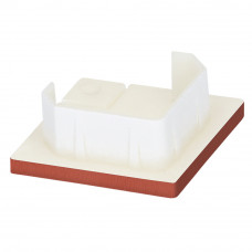 KERALIT EINDKAP VOOR UITWENDIG HOEKPROFIEL 32 X 32 MM STEENROOD CLASSIC RAL 8004 (28292901)