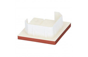 KERALIT EINDKAP VOOR UITWENDIG HOEKPROFIEL 32 X 32 MM STEENROOD CLASSIC RAL 8004 (28292901)