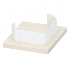 KERALIT EINDKAP VOOR UITWENDIG HOEKPROFIEL 32 X 32 MM CREME CLASSIC RAL 9001 (28296501)