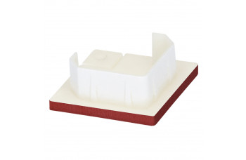 KERALIT EINDKAP VOOR UITWENDIG HOEKPROFIEL 32 X 32 MM ROOD CLASSIC RAL 3011 (28295601)