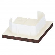 KERALIT EINDKAP VOOR UITWENDIG HOEKPROFIEL 32 X 32 MM MAHONIE CLASSIC (28292601)