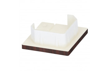 KERALIT EINDKAP VOOR UITWENDIG HOEKPROFIEL 32 X 32 MM MAHONIE CLASSIC (28292601)