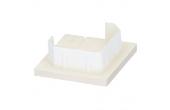 KERALIT EINDKAP VOOR UITWENDIG HOEKPROFIEL 32 X 32 MM SNOWWHITE PURE RAL 9016 MAT (28298201)