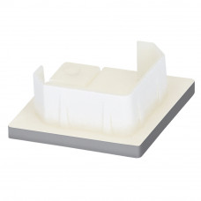 KERALIT EINDKAP VOOR UITWENDIG HOEKPROFIEL 32 X 32 MM GRIJS CLASSIC RAL 7001 (28290401)