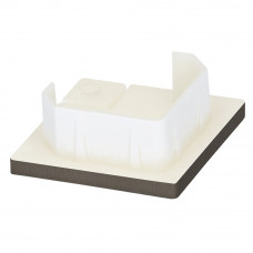 KERALIT EINDKAP VOOR UITWENDIG HOEKPROFIEL 32 X 32 MM KWARTSGRIJS CLASSIC RAL 7039 (28290501)