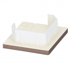 KERALIT EINDKAP VOOR UITWENDIG HOEKPROFIEL 32 X 32 MM BRUINGRIJS CLASSIC (28290301)