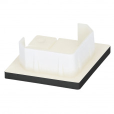 KERALIT EINDKAP VOOR UITWENDIG HOEKPROFIEL 32 X 32 MM NIGHTBLACK MAT (28299001)