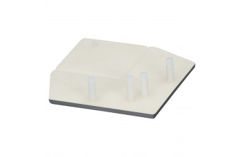 KERALIT EINDKAP VOOR UITWENDIG RECHT HOEKPROFIEL 46 X 46 MM DUSTGREY PURE (28228901)