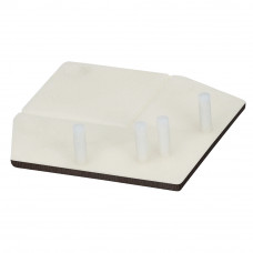 KERALIT EINDKAP VOOR UITWENDIG RECHT HOEKPROFIEL 46 X 46 MM DONKERBRUIN CLASSIC (28225101)