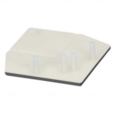 KERALIT EINDKAP VOOR UITWENDIG RECHT HOEKPROFIEL 46 X 46 MM ANTRACIET CLASSIC RAL 7016 (28221301)