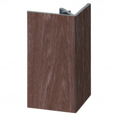 KERALIT UITWENDIG RECHTHOEKPROFIEL 46 X 46MM BRUIN EIKEN MODERN- MODER 400 CM (28124240)