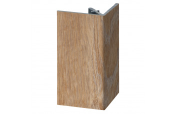KERALIT UITWENDIG RECHTHOEKPROFIEL 46 X 46MM NATUUR EIKEN MODERN 400 CM (28124740)