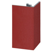 KERALIT UITWENDIG RECHTHOEKPROFIEL 46 X 46MM ROOD CLASSIC RAL 3011 400 CM (28125640)