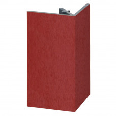 KERALIT UITWENDIG RECHTHOEKPROFIEL 46 X 46MM ROOD CLASSIC RAL 3011 400 CM (28125640)