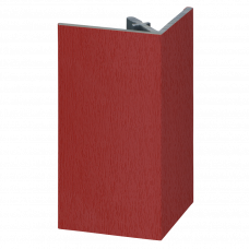 KERALIT UITWENDIG RECHTHOEKPROFIEL 46 X 46MM ROOD CLASSIC RAL 3011 400 CM