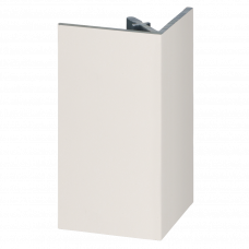 KERALIT UITWENDIG RECHTHOEKPROFIEL 46 X 46MM SNOWWHITE PURE RAL 9016 MAT 400 CM