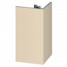 KERALIT UITWENDIG RECHTHOEKPROFIEL 46 X 46MM LICHT IVOOR CLASSIC RAL 1015 400 CM