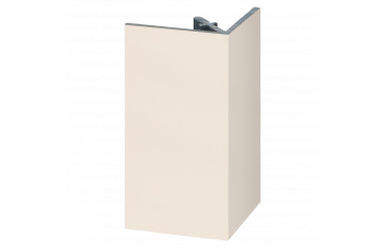 KERALIT UITWENDIG RECHTHOEKPROFIEL 46 X 46MM SANDCREAM PURE RAL 9001 MAT 400 CM