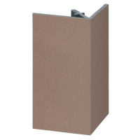 KERALIT UITWENDIG RECHTHOEKPROFIEL 46 X 46MM BRUINGRIJS CLASSIC 400 CM (28120340)