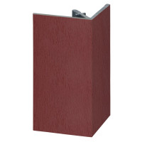 KERALIT UITWENDIG RECHTHOEKPROFIEL 46 X 46MM WIJNROOD CLASSIC RAL 3005 400 CM (28123640)