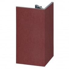 KERALIT UITWENDIG RECHTHOEKPROFIEL 46 X 46MM WIJNROOD CLASSIC RAL 3005 400 CM (28123640)
