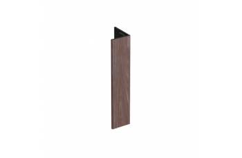 HEERING VERLENGD EINDPROFIEL 17X44MM KERALIT BRUIN EIKEN - MODERN EIKE