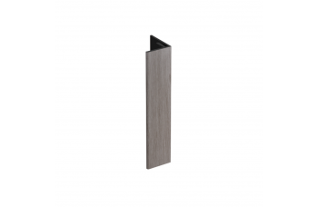 HEERING VERLENGD EINDPROFIEL 17X44MM KERALIT TAUPE EIKEN - MODERN EIKE