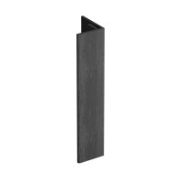 KERALIT VERLENGD EINDPROFIEL 17X44MM ZWART EIKEN MODERN 400 CM (28114440)