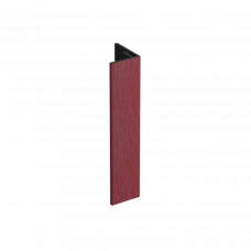 KERALIT VERLENGD EINDPROFIEL 17X44MM ROOD CLASSIC RAL 3011 400 CM