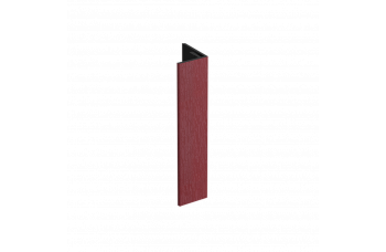 KERALIT VERLENGD EINDPROFIEL 17X44MM ROOD CLASSIC RAL 3011 400 CM