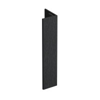 KERALIT VERLENGD EINDPROFIEL 17X44MM ZWARTGRIJS CLASSIC RAL 7021 400 CM (28111840)
