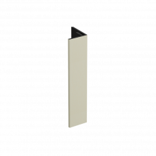 KERALIT VERLENGD EINDPROFIEL 17X44MM LICHT IVOOR CLASSIC RAL 1015 400 CM