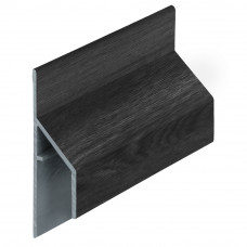 KERALIT TRIM/KRAAL AANSLUITPROFIEL 17MM ZWART EIKEN MODERN 600 CM (28104460)