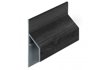 KERALIT TRIM/KRAAL AANSLUITPROFIEL 17MM ZWART EIKEN MODERN 600 CM (28104460)