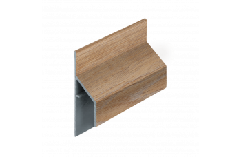 HEERING TRIM/KRAAL AANSLUITPROFIEL 17MM KERALIT NATUUR EIKEN - MODERN