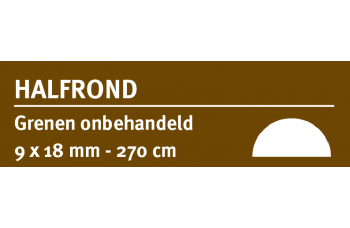 LWK: GRENEN HALFROND 9 X 18 MM 270 CM