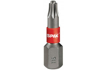 SPAX BIT T-STAR PLUS T15 6,4X25 MM DOOS 5 STUKS