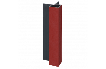 KERALIT UITWENDIG HOEKPROFIEL 32X32MM ROOD CLASSIC RAL 3011 400 CM