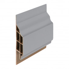 KERALIT SIERLIJST KLASSIEK 10MM DAKRAND GRIJS CLASSIC RAL 7001 600 CM (28500460)